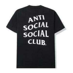Anti Social Social Club Mind Games Black Tee Large ASSC 100% Authentic DS